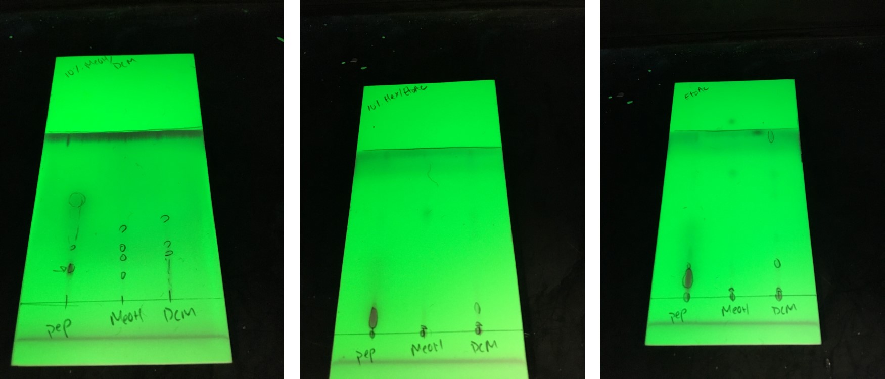 Can you use normal phase chromatography to purify protected peptides?